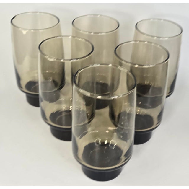 Vintage Tawny Footed Tumblers- Set of Six For Sale - Image 4 of 10