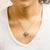 Haus of Brilliance Sterling Silver 1/2 Cttw Diamond Floral Cross Pendant Necklace For Sale - Image 4 of 5
