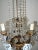 Italian Tiered Tole White Roses Murano Drops Chandelier, Circa 1930 For Sale - Image 10 of 12