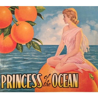 1930s Vintage Spanish Label, Princess For Sale