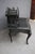 Highly Carved Chinese Dragon Black Lacquer Writing Desk / Secretary Desk For Sale - Image 14 of 15