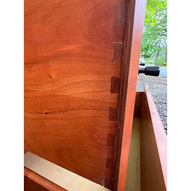 Shaker Style Solid Cherry Credenza / Sideboard For Sale In New York - Image 6 of 10