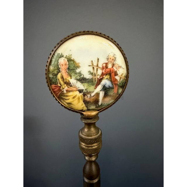 Brown Middle Eastern Qajar Vase Converted to a Table Lamp, Late 1800s to Early 1900s For Sale - Image 8 of 10