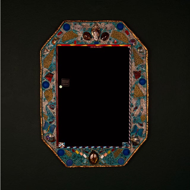 Mid-Century Modern Murano Glass Mosaic Mirror by Zane Luigina, Italy, 1990s For Sale - Image 11 of 18