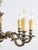 Low Brass 8-Arm Chandelier For Sale - Image 3 of 7