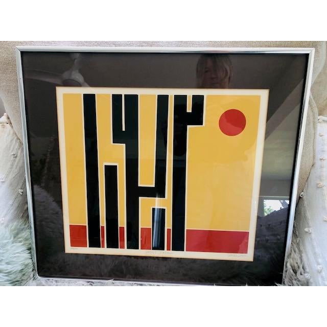 Contemporary Two Signed and Numbered Dienstag Serigraphs - 1970's- Set of 2 For Sale - Image 3 of 12