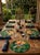 Green Set of 6 Italian La Corallina Firenze Round Lacquered Cork Placemats For Sale - Image 8 of 11