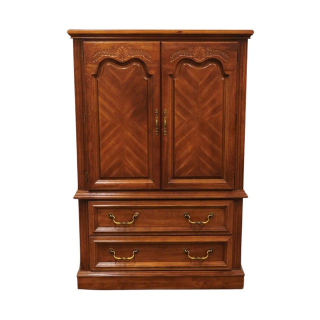 Stanley Furniture Country French Provincial 40" Door Chest 361-250 For Sale - Image 13 of 13