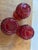 (3) Cristal d'Arques Longchamp Ruby Double Old Fashioned Glasses Set France For Sale - Image 4 of 4