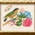 Illustration Reproduction Vintage Birds and Butterflies Art Print (Bird#2), Framed For Sale - Image 3 of 5