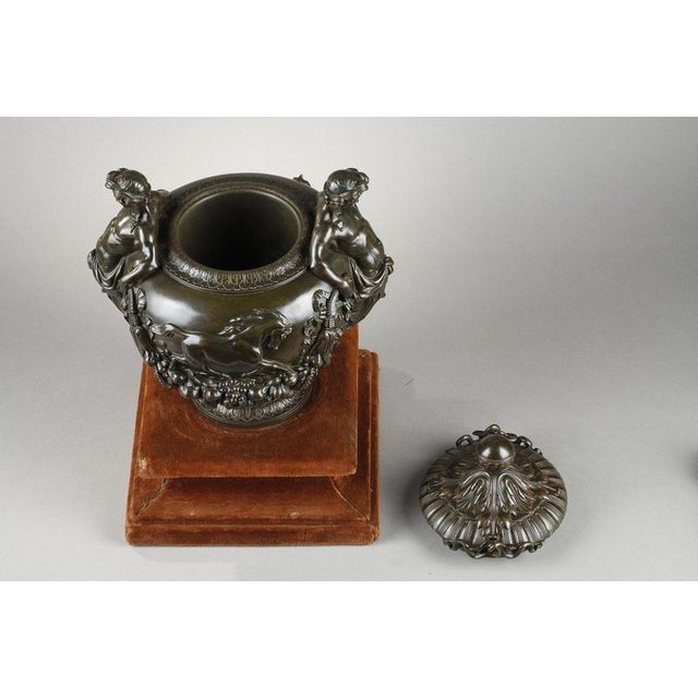 Patinated Bronze Covered Cup by F. Barbedienne, 1850 For Sale - Image 15 of 18