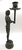 Pair of Vintage Cast Bronze Siamese Soldier Candle Holders For Sale - Image 4 of 10