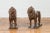 Early 21st Century Contemporary Bronze with Dark Patina Lion Sculptures on Bases - A Pair For Sale - Image 5 of 13