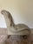 Olive Vintage Tufted Leather Fireside Chair, French, Circa 1950s For Sale - Image 8 of 8