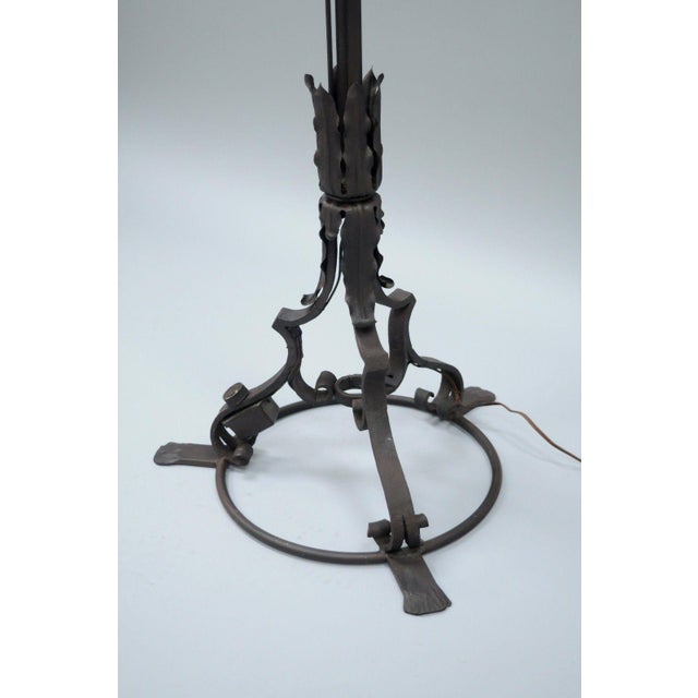 Antique Gothic Iron Candelabra Standing Floor Lamp Chairish