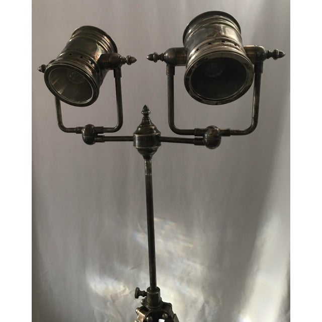 2000 - 2009 Modern Silverplate Searchlight Floor Lamp For Sale - Image 5 of 9