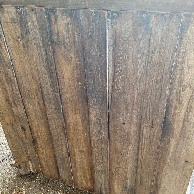 Late 19th Century Gustavian Bleached Two Door Buffet Cabinet For Sale - Image 12 of 12