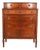 Antique French Regency Louis XVI Burled Walnut Highboy Dresser by Simmons Furniture, Circa 1930s For Sale