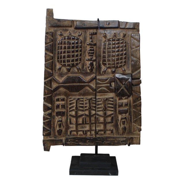 Dogon Granary Door in Wood For Sale