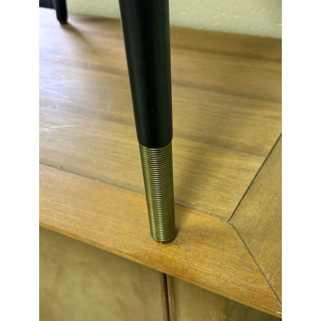 Black McGuire - Baker Furniture Black Cane Dining Chairs, Set of Six, Milling Road For Sale - Image 8 of 9