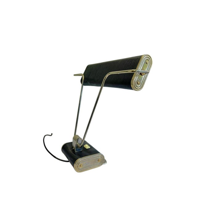 French Art Deco Table Lamp attributed to Eileen Gray for Jumo, France, 1930s For Sale - Image 17 of 18