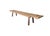 Brown Sculptural Teak Wood Long Bench Stunning Wood Textures, Modern Organic For Sale - Image 8 of 8