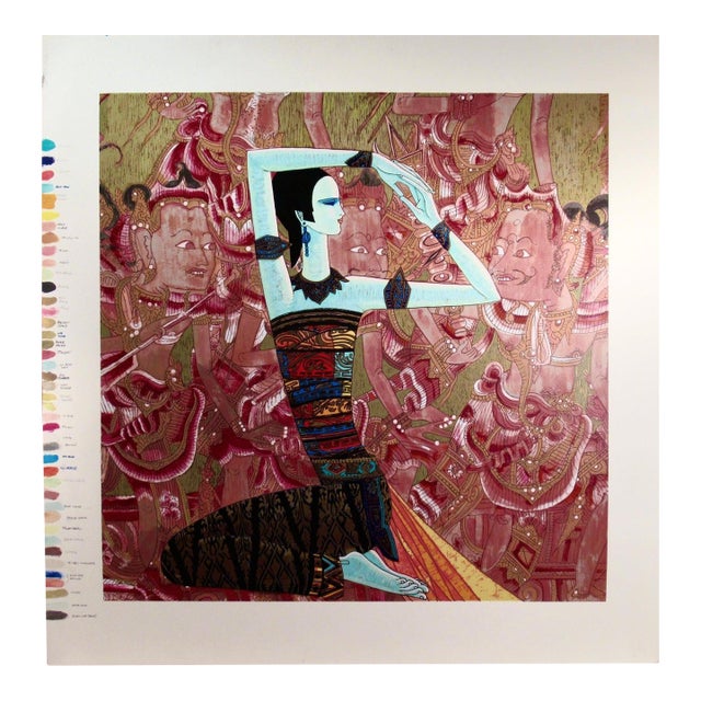 Ting Shao Kuang Ramayana 1995 Reproduction Print For Sale