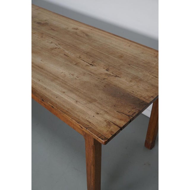 Wood Antique French Rustic Dining Table For Sale - Image 7 of 18