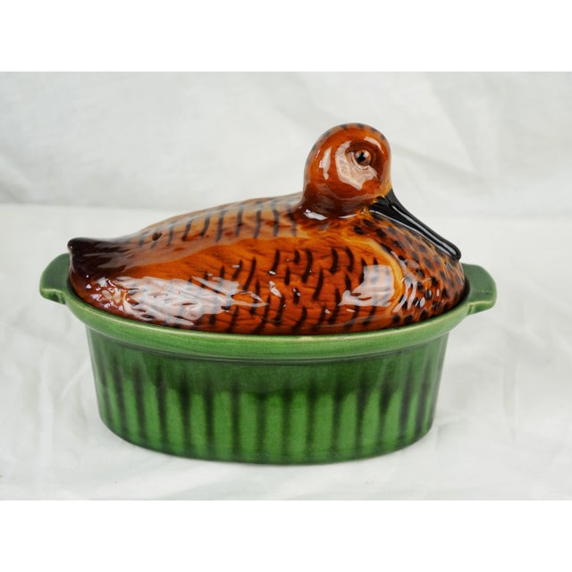 Early 20th French Trompe l'Oeil Woodcock Tureen For Sale - Image 4 of 11