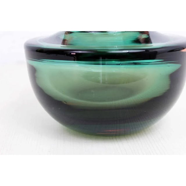 Sommerso Murano Glass Vase, 1970s For Sale - Image 7 of 11