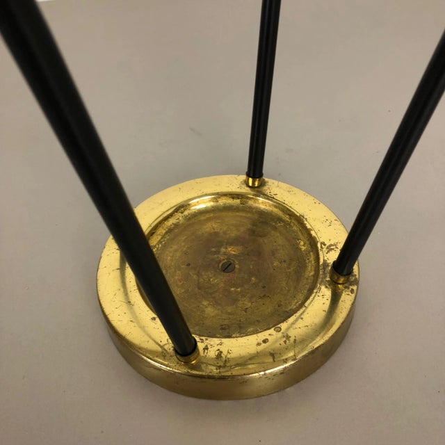 1950s Mid-Century German Hollywood Regency Metal Brass Umbrella Stand, 1950s For Sale - Image 5 of 14