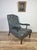 Antique Library Chair in Leather, 1860s For Sale - Image 6 of 6