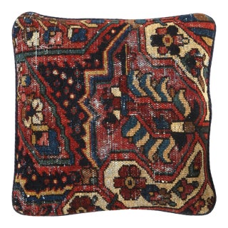 Pasargad Vintage Hand Knotted Farahan Rug Pillow For Sale