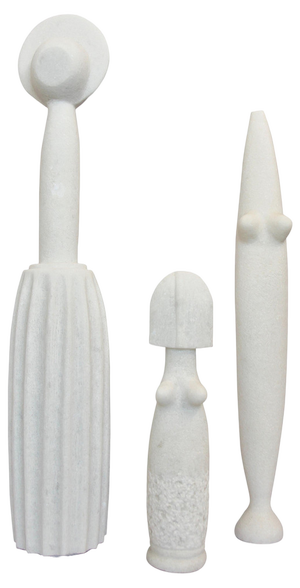 Ensemble of Sculptures by Tom Von Kaenel, Set of 3