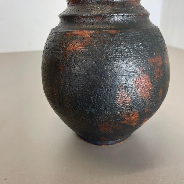 Abstract Ceramic Studio Pottery Vase from Gerhard Liebenthron, Germany, 1970s For Sale - Image 10 of 18