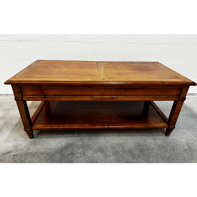 Directoire Style Coffee Table in Wood, 1960s For Sale - Image 17 of 18