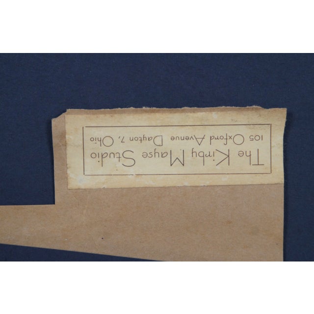 1962 Vintage Elaine Donenfeld Impressionist Woodland Landscape Painting 29" For Sale - Image 6 of 12