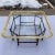 1970s Scalloped Brass Coffee Table in Faux Bamboo For Sale - Image 9 of 13