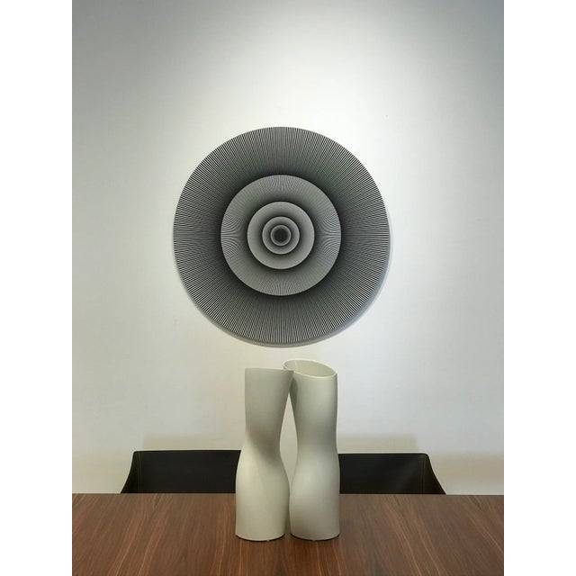 Black Hole from the Series God Particle 20 inch circle Ultra chrome HDX epson print Edition of 9 plus 1AP Facemounted...