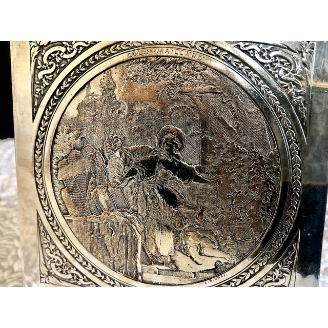 Antique French Silver-Plated Jewelry or Trinket Box For Sale In San Francisco - Image 6 of 10