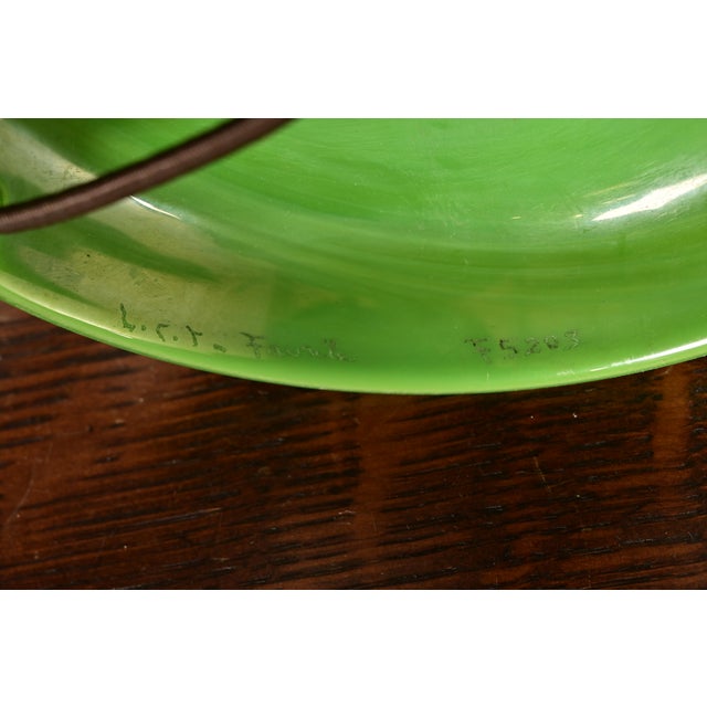Louis Comfort Tiffany Favrile Art Glass Table Lamp or Desk Lamp, Circa 1910 For Sale - Image 13 of 16
