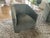 Restoration Hardware Restoration Hardware 1950s Italian Shelter Swivel Chairs (Pair) - Performance Velvet For Sale - Image 4 of 4