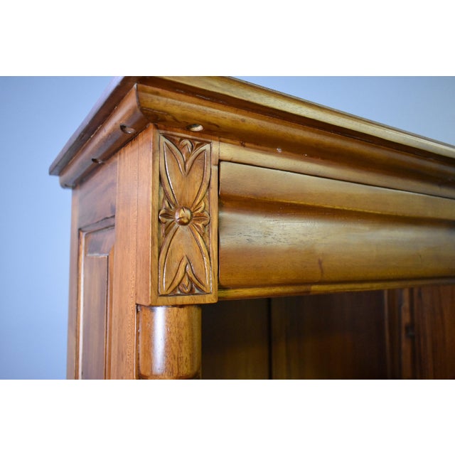 Legacy Open Bookcase - Light Brown Walnut For Sale - Image 4 of 10