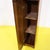 Wooden Column Cabinet with Glass Door and Ceramic Knobs For Sale - Image 6 of 11