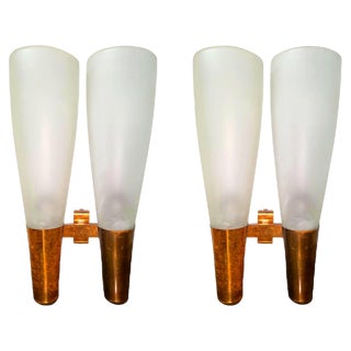 Pair of Wall Lamps 1537 for Fontana Arte, 1935 For Sale