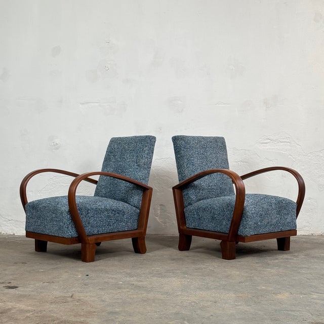 Mid-Century Modern Lounge Chairs by Debreceni Hajlított Bútorgyár, 1960s, Set of 2 For Sale - Image 11 of 14