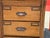 Wood Antique Five Drawer Oak and Brass File Cabinet Yawman & Frbe MFG Co. For Sale - Image 7 of 18