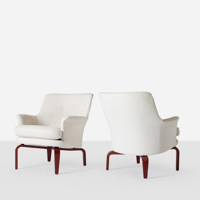Description Arne Norell Lounge Chairs Sweden, c. 1985 / Designed in 1967 A pair of Pilot lounge chairs by Arne Norell for...