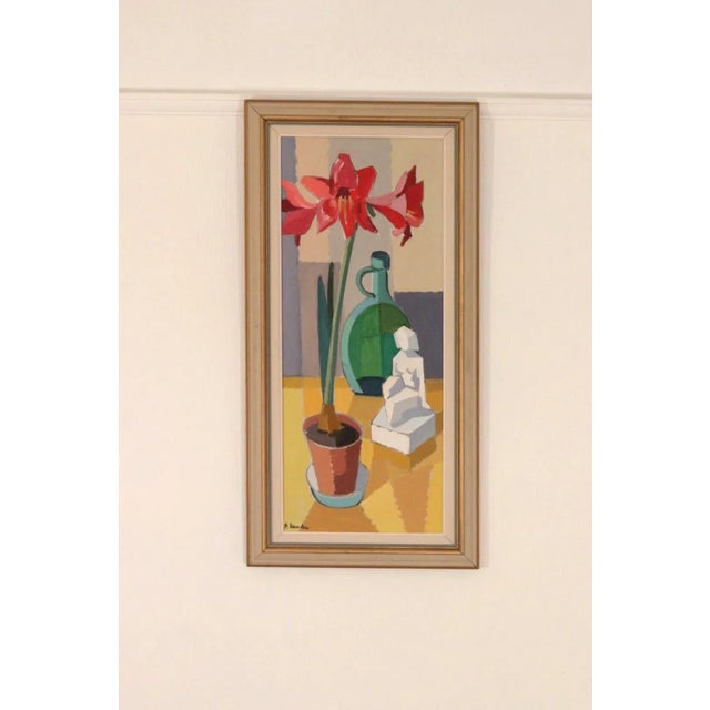 Sven Linder, Lily, 1970s, Oil on Canvas, Framed For Sale - Image 15 of 15