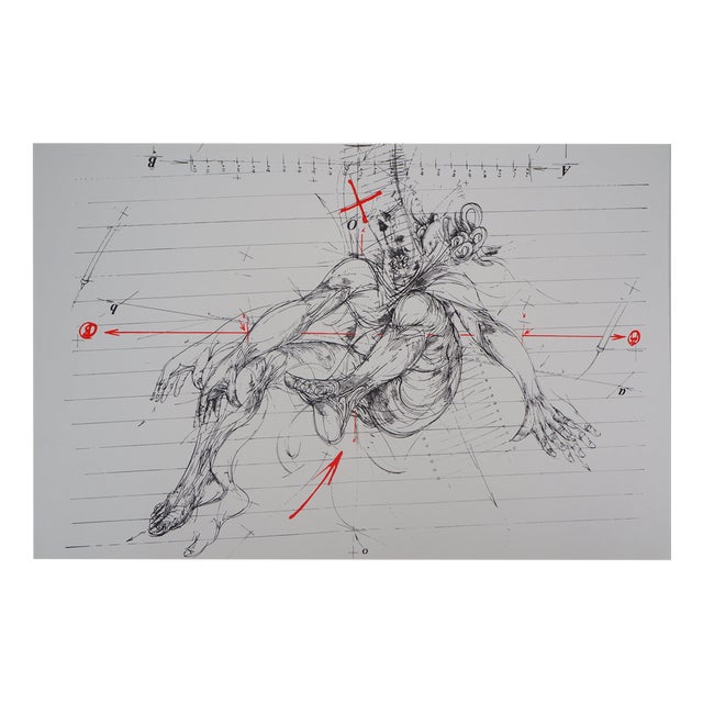 Vladimir Velickovic, Cosmic Movement, Screenprint For Sale